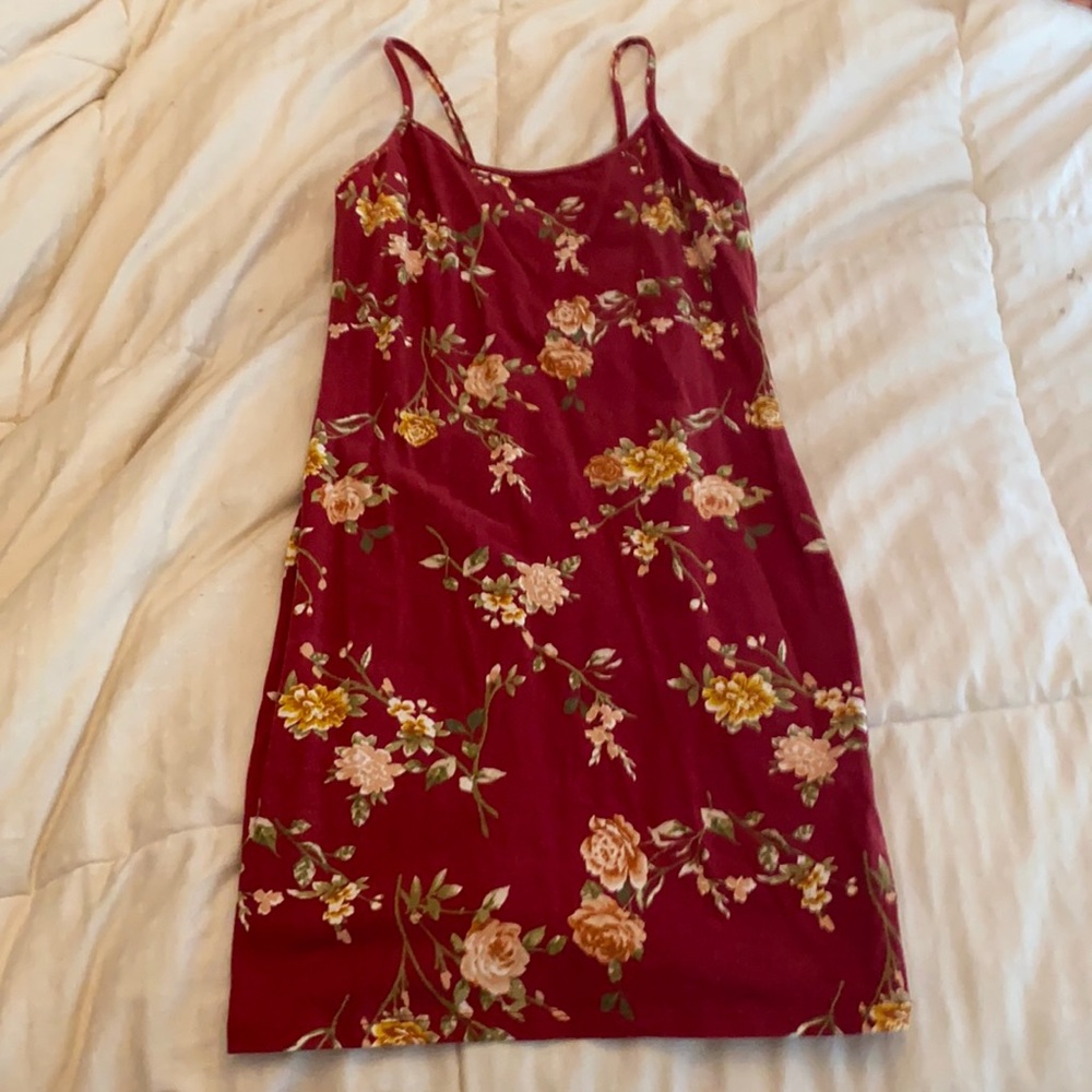 Floral Forever 21 Bodycon Dress